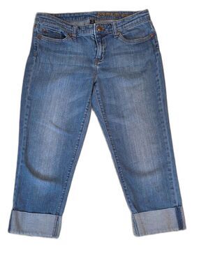 Gap Stretch Women's Cuffed Capri Blue Jeans Size 8